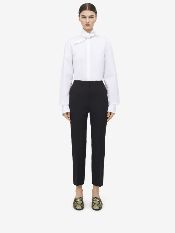 ALEXANDER MCQUEEN - Cigarette Trousers - Item 830041QJAFG2023